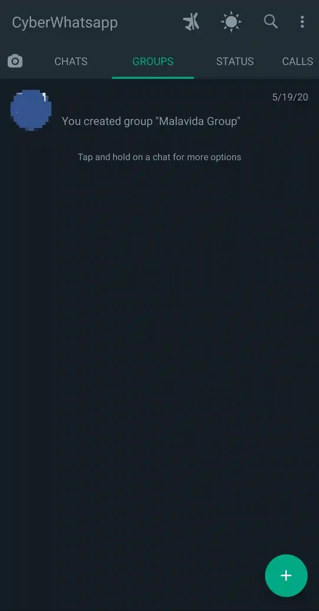 Screenshot of Cyber WhatsApp Apk